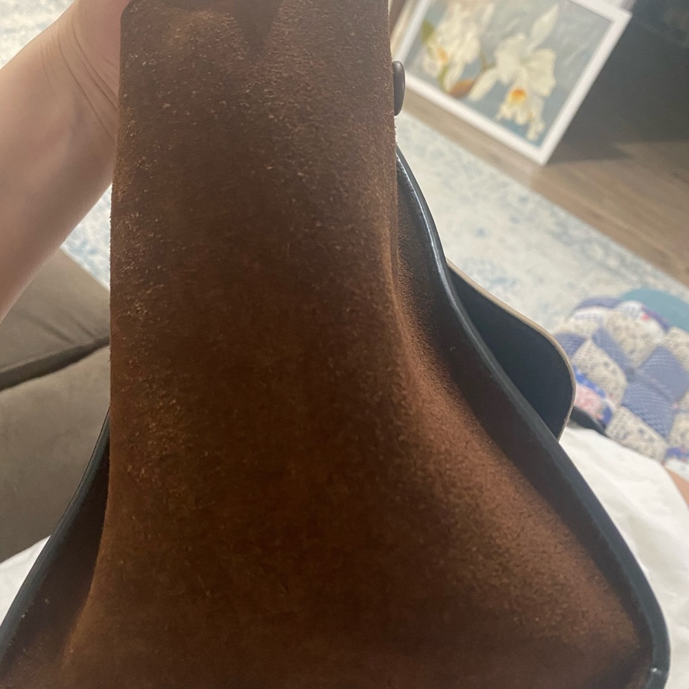 Celine Tapeze Suede and Python Shoulder bag - Picture 10 of 13